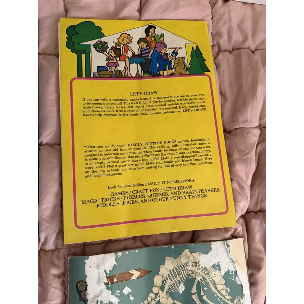 Rare Vintage 6 Golden Family Funtime Books Golden Books Read Description